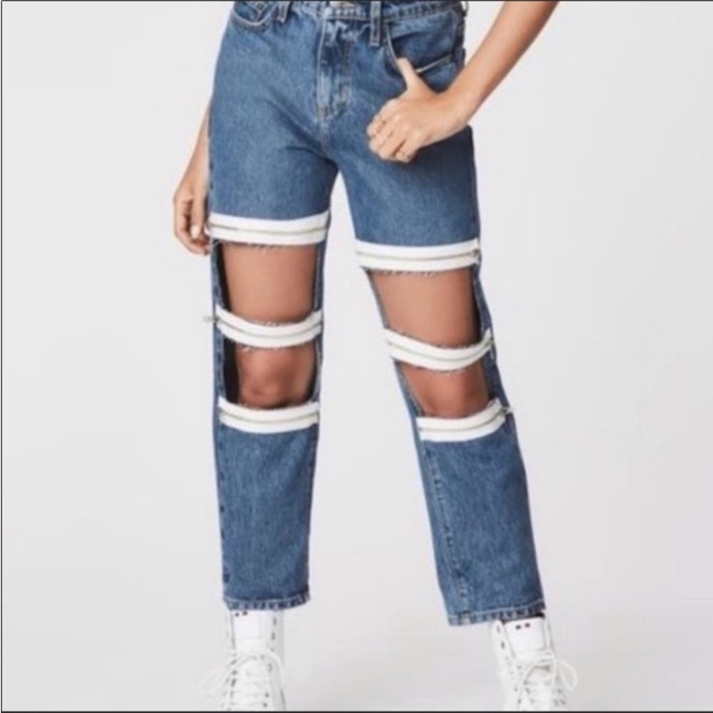 Carmar Denim Zipper Jeans